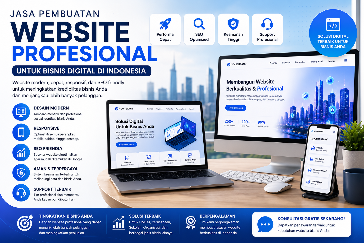 Jasa Pembuatan Website Profesional untuk Bisnis Digital di Indonesia