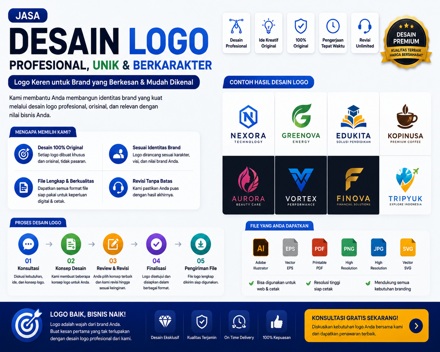 Jasa Desain Logo Profesional