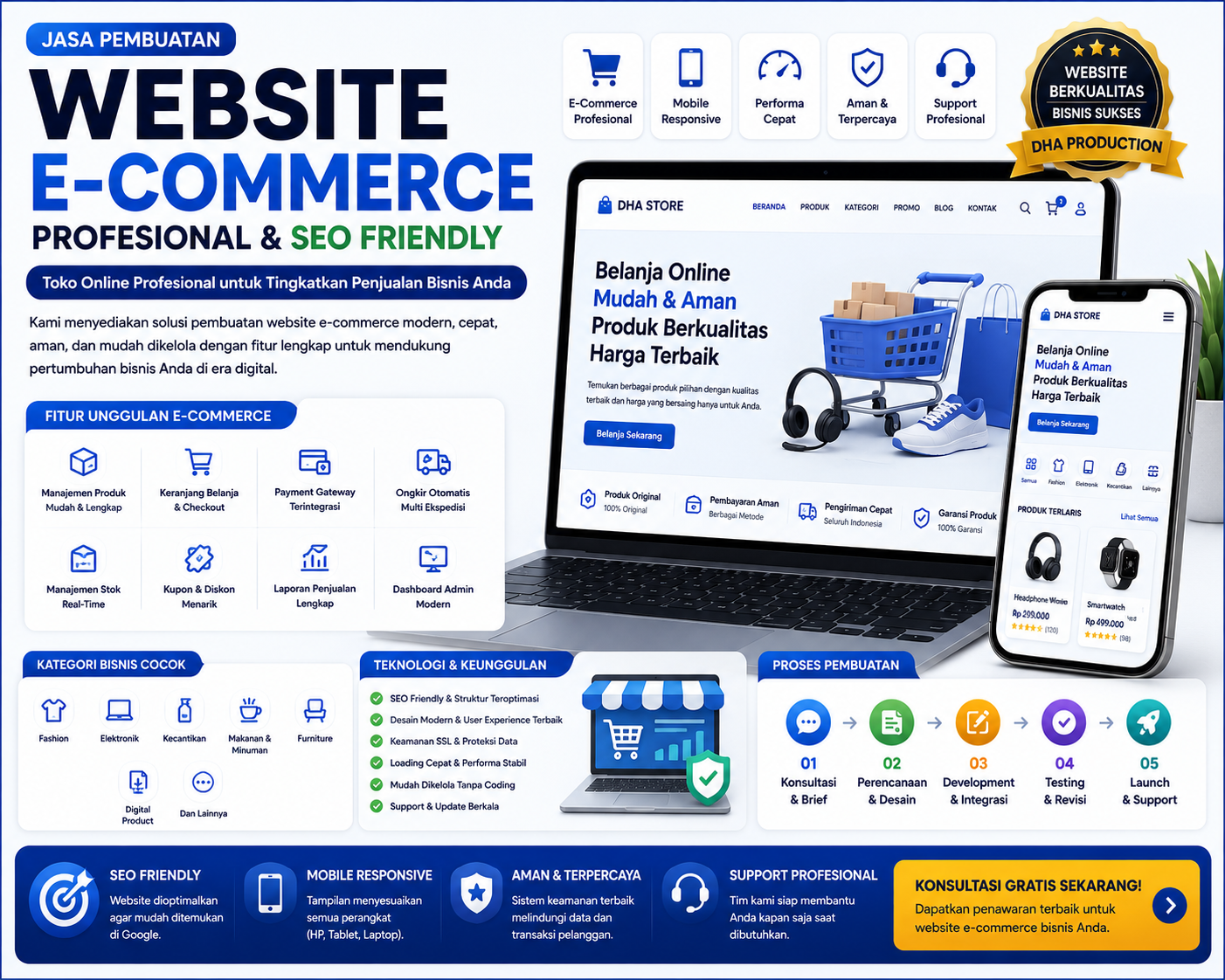 Website E-Commerce Profesional
